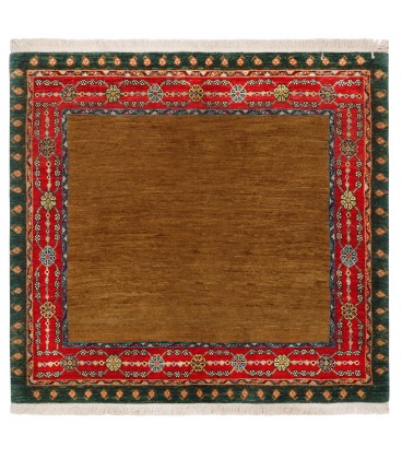 فرش دستباف قشقایی کد G60-ابعاد 135×125