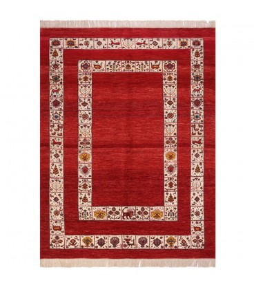 قالیچه دستباف دو متری قشقایی کدG150 -ابعاد 238×158
