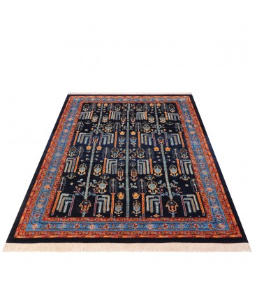 قالیچه دستباف سه متری کردستان کد KR34-ابعاد 209×151