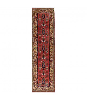 کناره دستباف طول سه و نیم متر هریس ترنج دار کد 1345 - 92 × 332