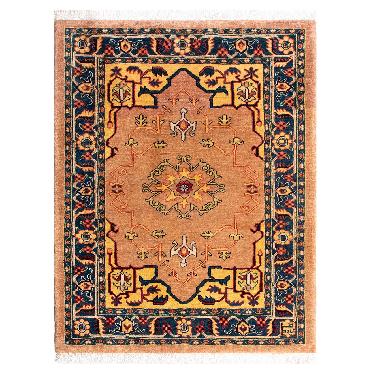 Heris Hand Knotted Rug Ref NO98- 138*105 - Gholizadeh Rugs