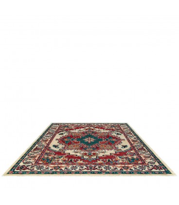 قالیچه دستبافت سه متری هریس کد NO185 - ابعاد 162*200