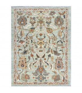 قالیچه دستبافت سه متری سلطان آباد کد SA462- ابعاد 147*204