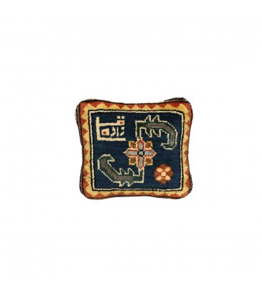 کوسن با فرش دستباف هریس کد C27