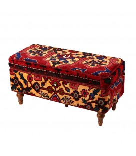 90*40 -Hand Knotted Puff Ref P18