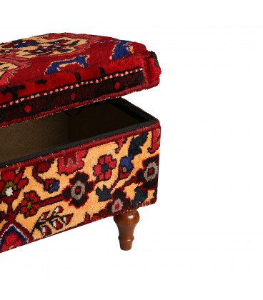 90*40 -Hand Knotted Puff Ref P18