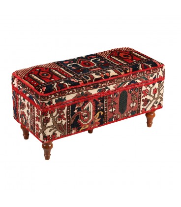 90*40 -Hand Knotted Puff Ref P21