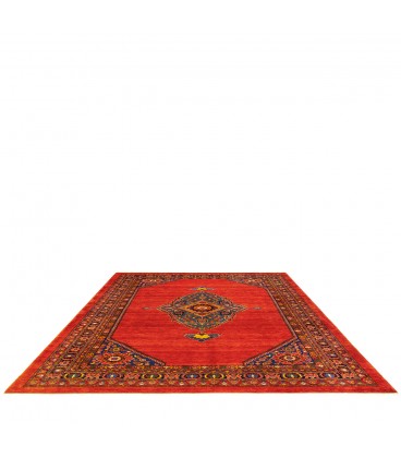 فرش دستبافت هشت متری قشقایی کد G206- ابعاد 248*335
