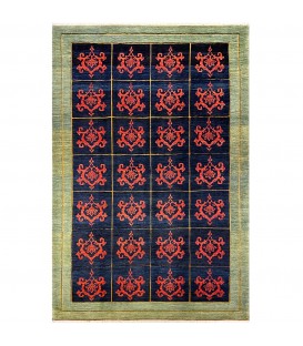 فرش دستبافت شش متری قشقایی کد G47- ابعاد 202*309