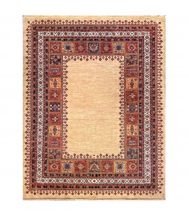 فرش دستبافت شش متری قشقایی کد G210- ابعاد 212*280