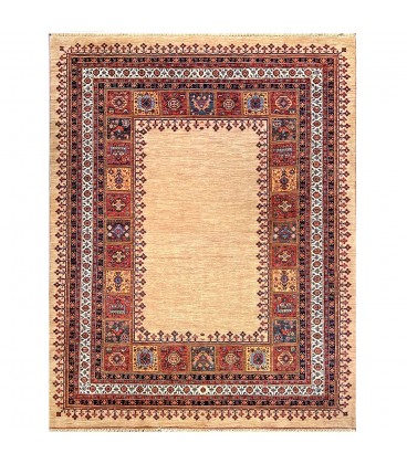 فرش دستبافت شش متری قشقایی کد G210- ابعاد 212*280