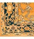 فرش دستبافت ذرع و نیم هریس کد NO214- ابعاد 107*146