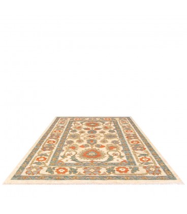 قالیچه دستبافت سه متری سلطان آباد کد SA510- ابعاد 136*201