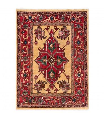 فرش دستبافت ذرع و نیم هریس کد NO210- ابعاد 102*158