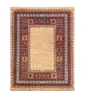 فرش دستبافت شش متری قشقایی کد G210- ابعاد 212*280