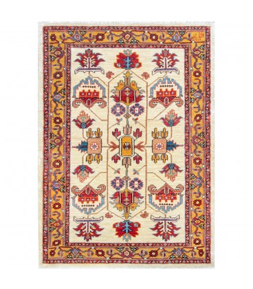 فرش دستبافت ذرع و نیم هریس کد NO240- ابعاد 104*164