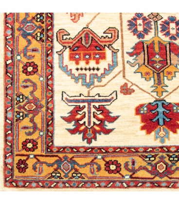 فرش دستبافت ذرع و نیم هریس کد NO240- ابعاد 104*164