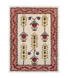 فرش دستبافت یک متری هریس کد NO242- ابعاد 85*121