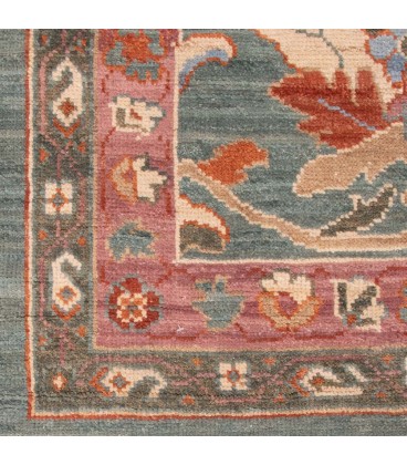 کناره دستبافت سلطان آباد کد SA595 - ابعاد 93*289