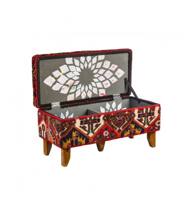 Hand Knotted Puff Ref P26- 90*40