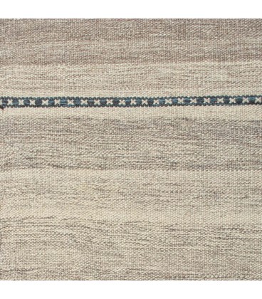 فرش دستبافت یک و نیم متری تخت باف کد F27- ابعاد 99*148