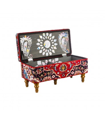 Hand Knotted Puff Ref P28- 90*40