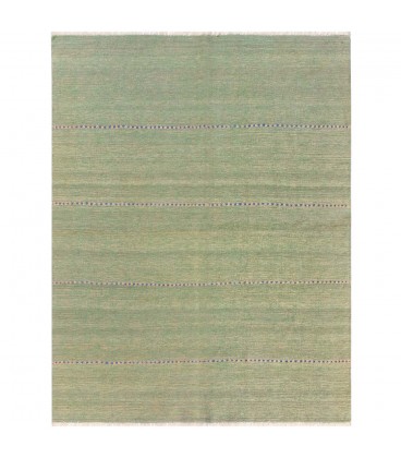 فرش دستبافت سه متری تخت باف کد F15- ابعاد 151*206