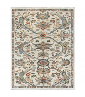 قالیچه دستبافت سه متری سلطان آباد کد SA626- ابعاد 150*204