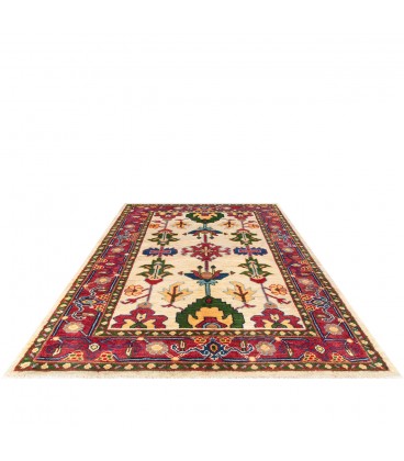 فرش دستبافت ذرع و نیم هریس کد NO273- ابعاد 106*138