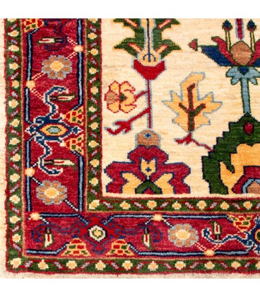 فرش دستبافت ذرع و نیم هریس کد NO273- ابعاد 106*138