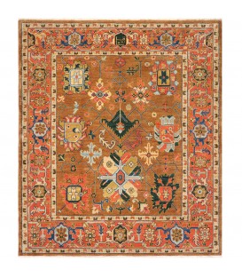 قالیچه دستبافت سه متری هریس کد NO287 - ابعاد 169*199