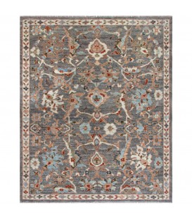 قالیچه دستبافت سه متری سلطان آباد کد SA687-ابعاد 150*196