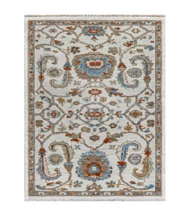 قالیچه دستبافت سه متری سلطان آباد کد SA696-ابعاد 136*200