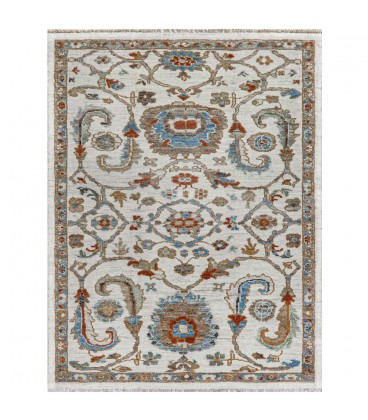 قالیچه دستبافت سه متری سلطان آباد کد SA696-ابعاد 136*200