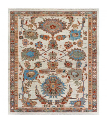 قالیچه دستبافت سه متری سلطان آباد کد SA733-ابعاد 182*154