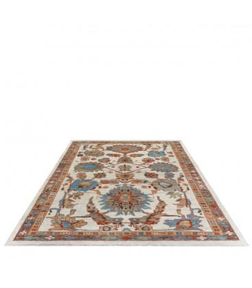 قالیچه دستبافت سه متری سلطان آباد کد SA733-ابعاد 182*154