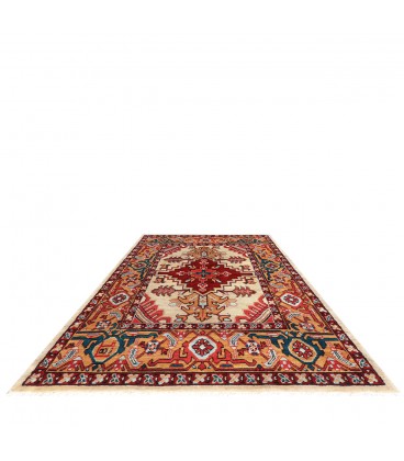 فرش دستبافت ذرع و نیم هریس کد NO302- ابعاد 106*159