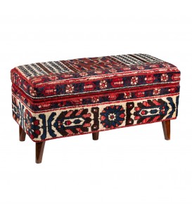 Hand Knotted Puff Ref P33- 90*40
