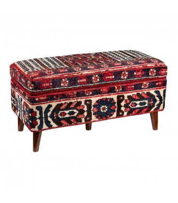 Hand Knotted Puff Ref P33- 90*40