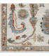 قالیچه دستبافت سه متری سلطان آباد کد SA757- ابعاد 127*197