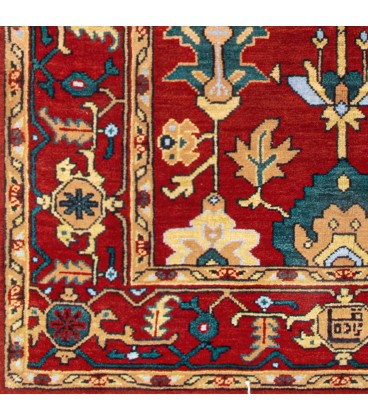 فرش دستبافت ذرع و نیم هریس کد NO321- ابعاد 104*155