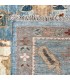 قالیچه دستبافت سه متری سلطان آباد کد SA825- ابعاد 150*201