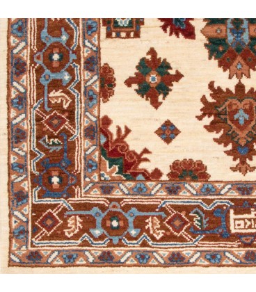 فرش دستبافت ذرع و نیم هریس کد NO340- ابعاد 100*157