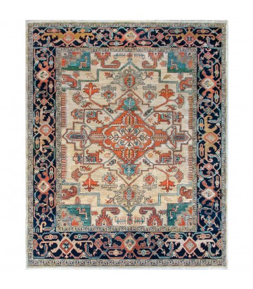 فرش دستبافت شش متری هریس کد NO345- ابعاد 214*262