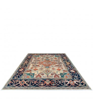 فرش دستبافت شش متری هریس کد NO345- ابعاد 214*262