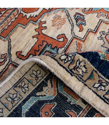 فرش دستبافت شش متری هریس کد NO345- ابعاد 214*262