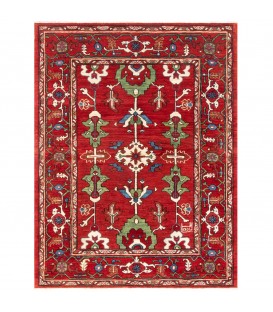 فرش دستبافت ذرع و نیم هریس کد NO346- ابعاد 100*142